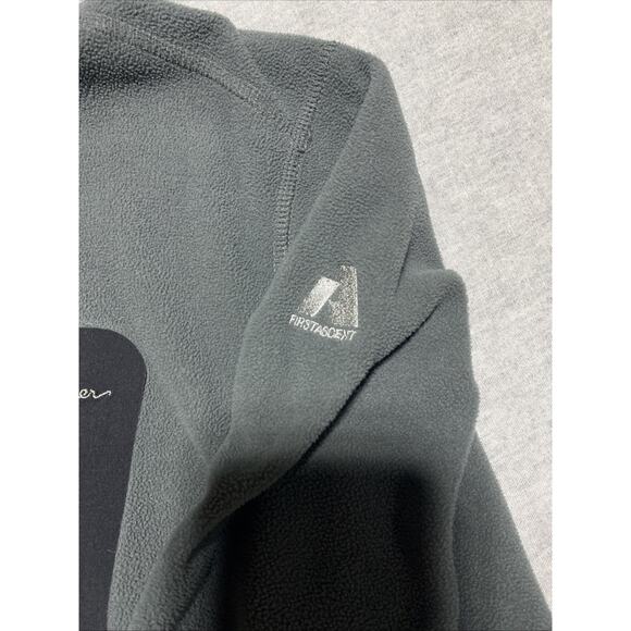 Eddie Bauer Pullover Mens Large Grey First Ascent Fleece Half 1/2 Zip Polartec - Picture 4 of 10